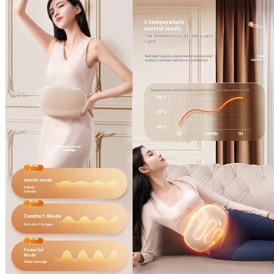 Heated Stone Belly Massager